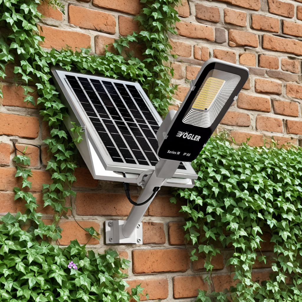 Výkonná solárna lampa, súmrakový senzor, diaľkové ovládanie, Vögler Professional 1000W