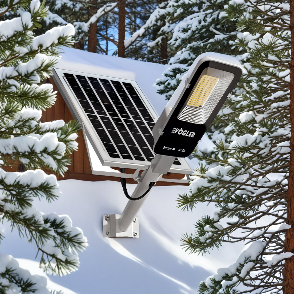 Výkonná solárna lampa, súmrakový senzor, diaľkové ovládanie, Vögler Professional 1200W