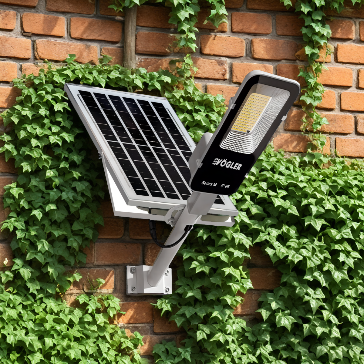 Výkonná solárna lampa, súmrakový senzor, diaľkové ovládanie, Vögler Professional 1500W