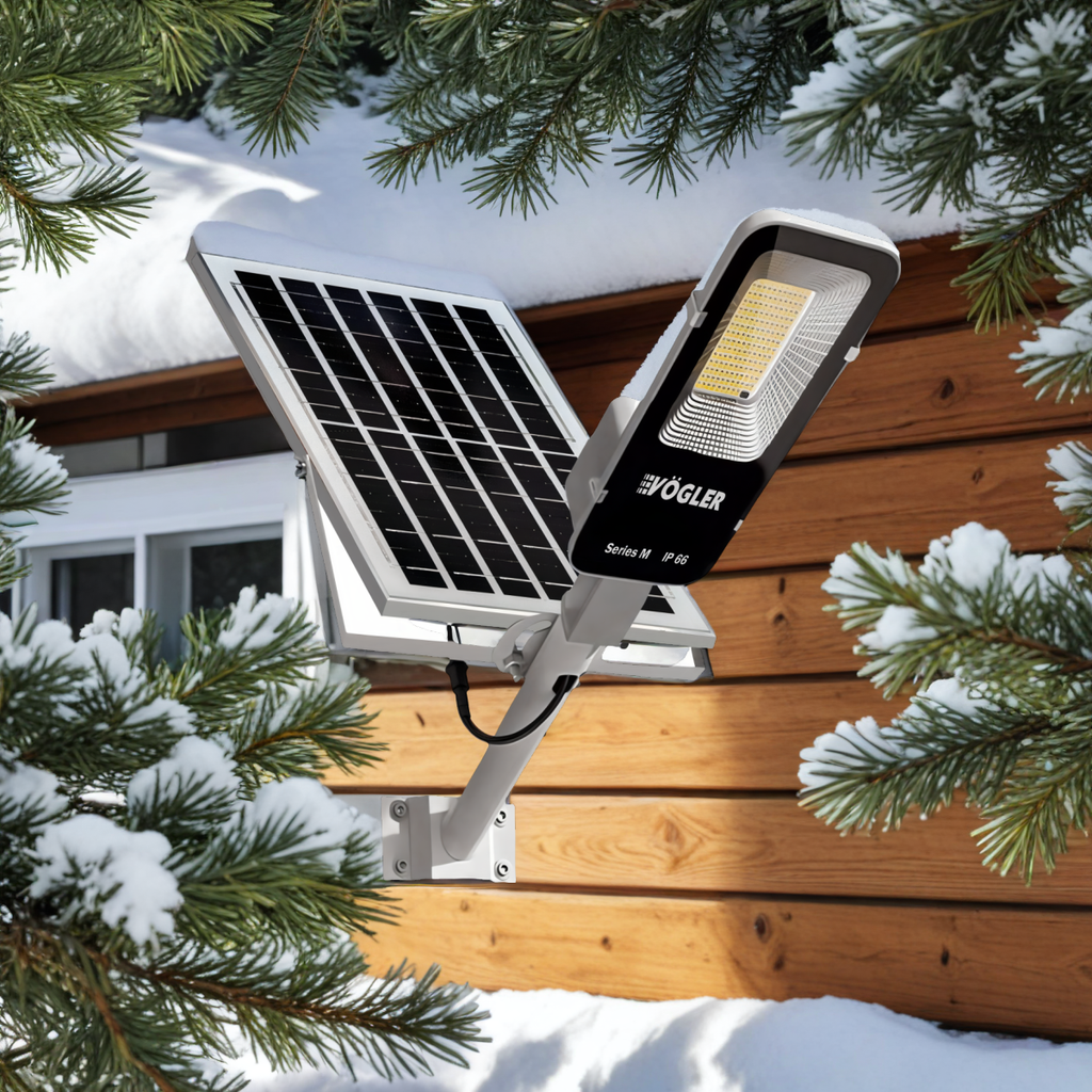 Výkonná solárna lampa, súmrakový senzor, diaľkové ovládanie, Vögler Professional 1500W