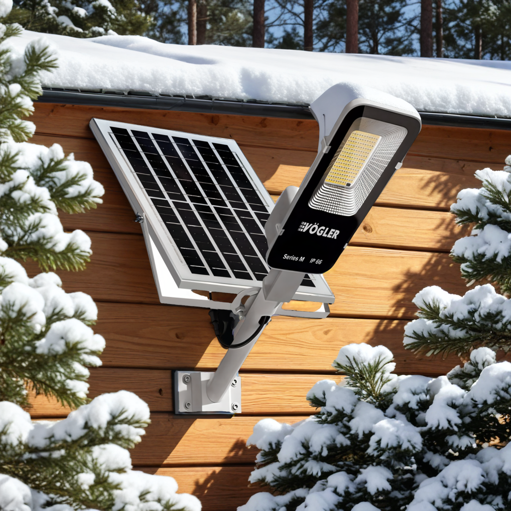 Výkonná solárna lampa, súmrakový senzor, diaľkové ovládanie, Vögler Professional 2000W